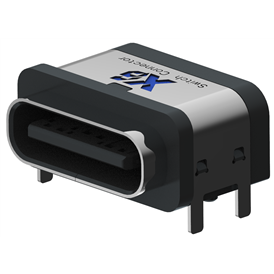 XB-ATCF-06-025 TYPE C 6 Pプレート上防水メスL=7.5 mm(Bモデル露出1.5)ハウジング4脚ボード